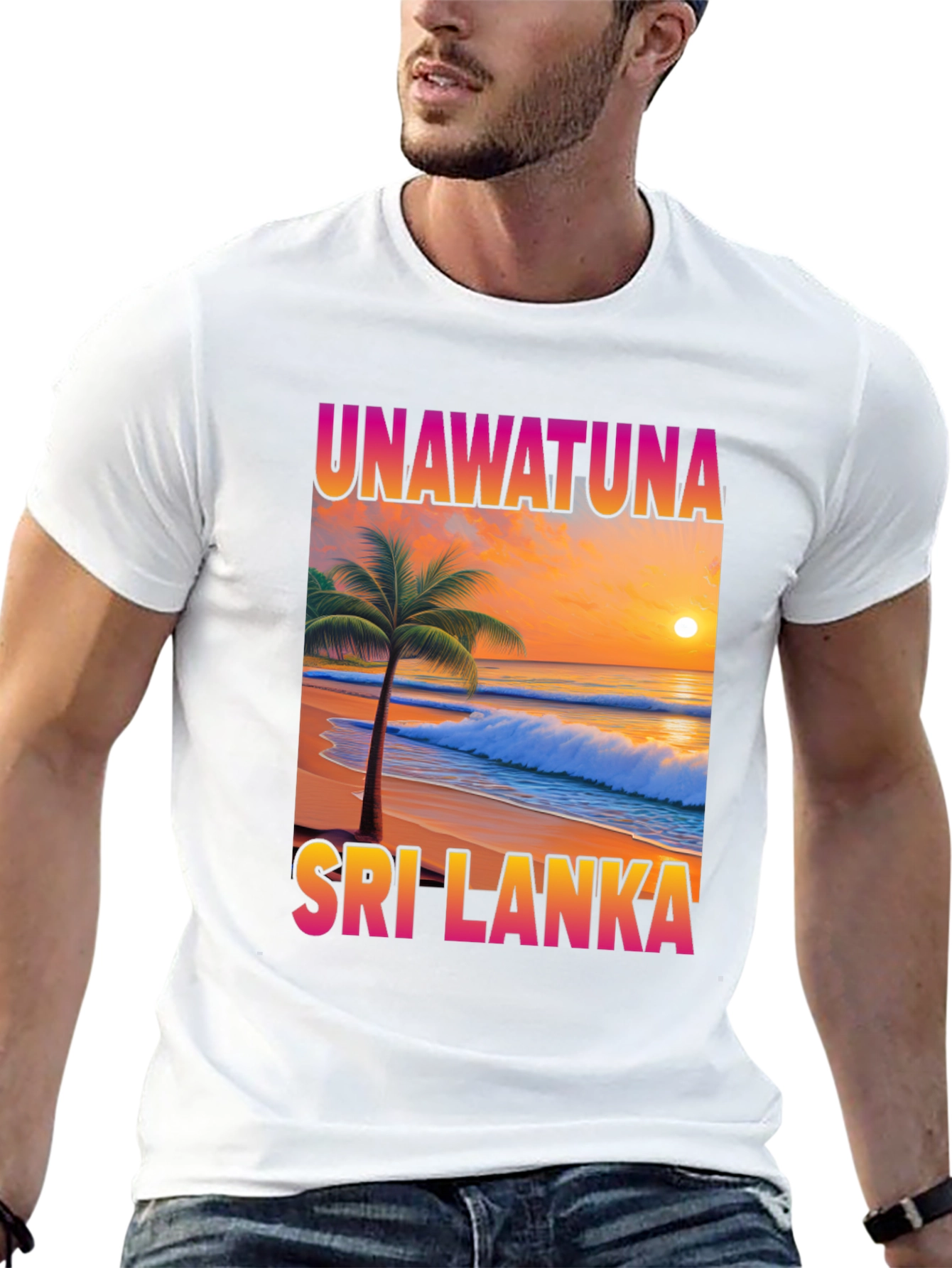 Unawatuna Sri Lanka Graphic T-Shirt