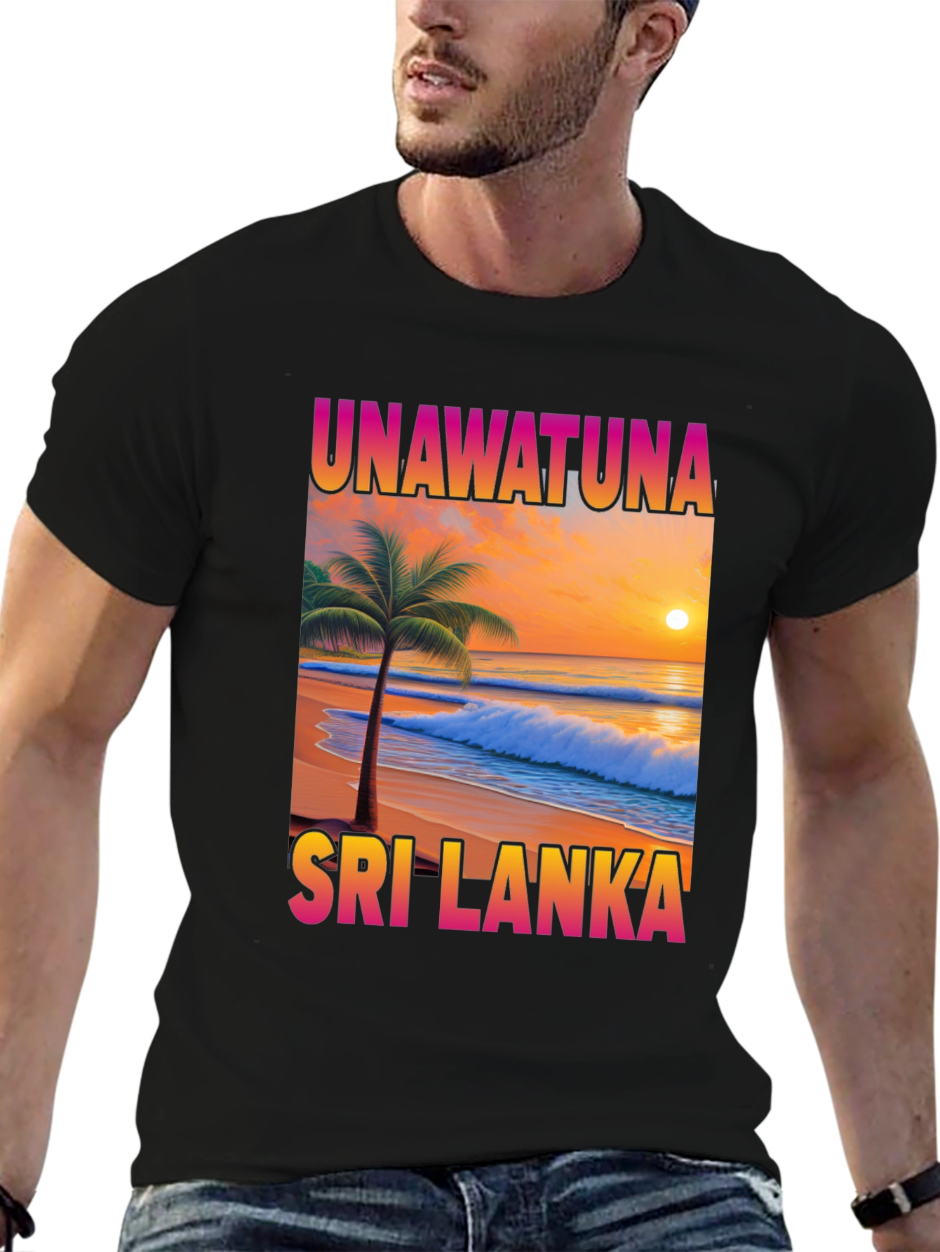 Unawatuna Sri Lanka Graphic T-Shirt