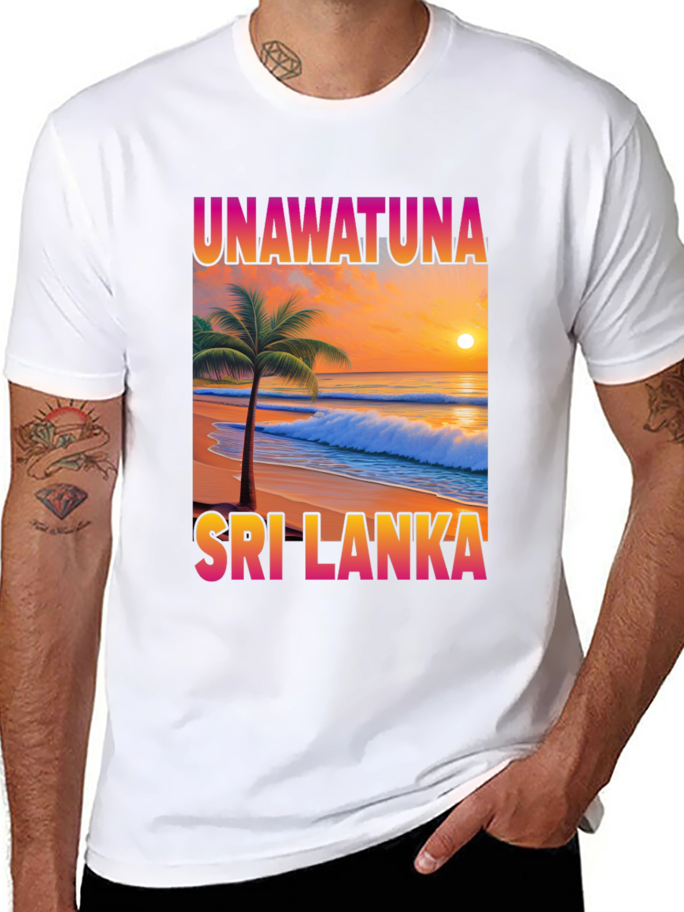 Unawatuna Sri Lanka Graphic T-Shirt
