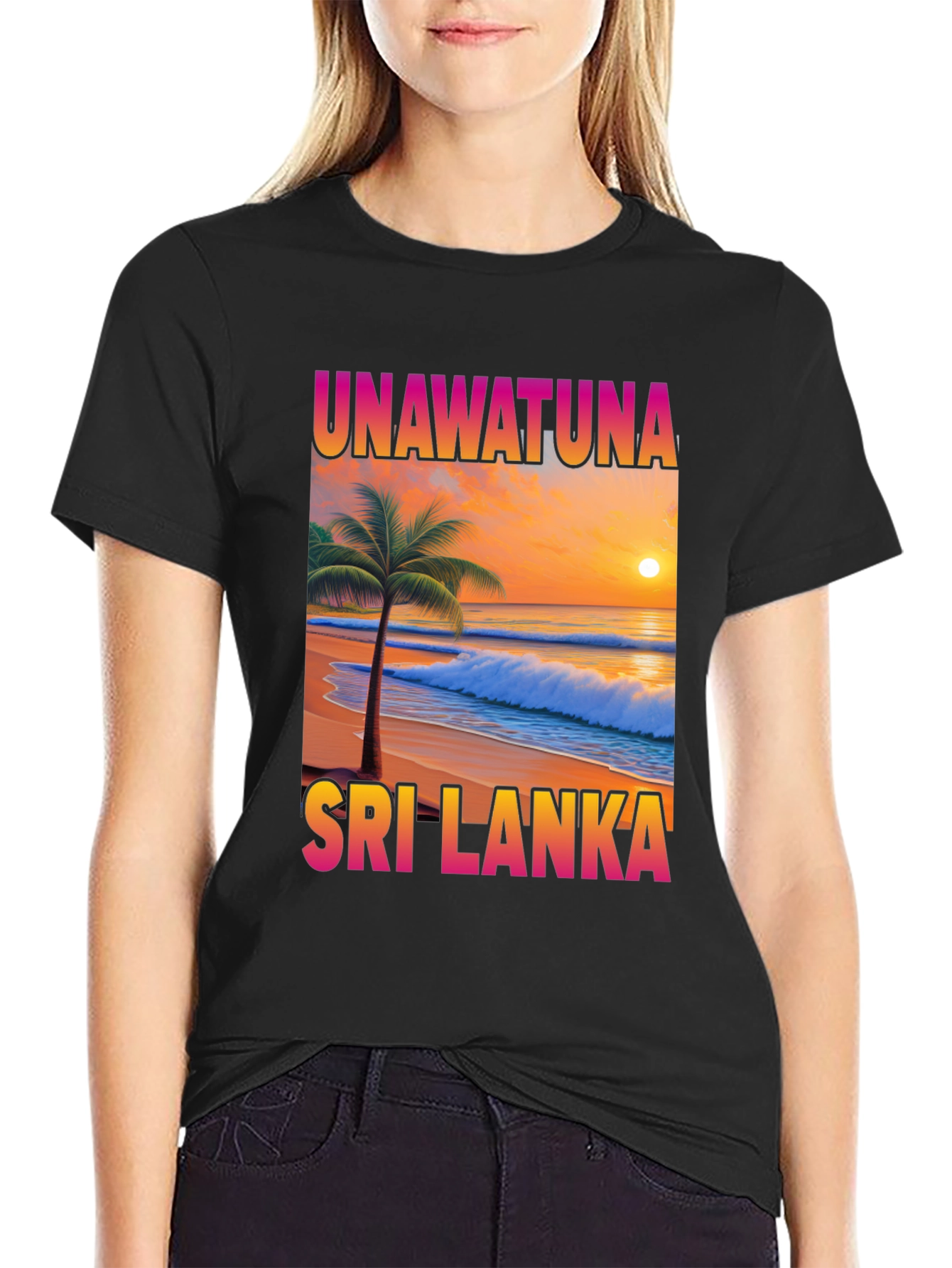 Unawatuna Sri Lanka Graphic T-Shirt