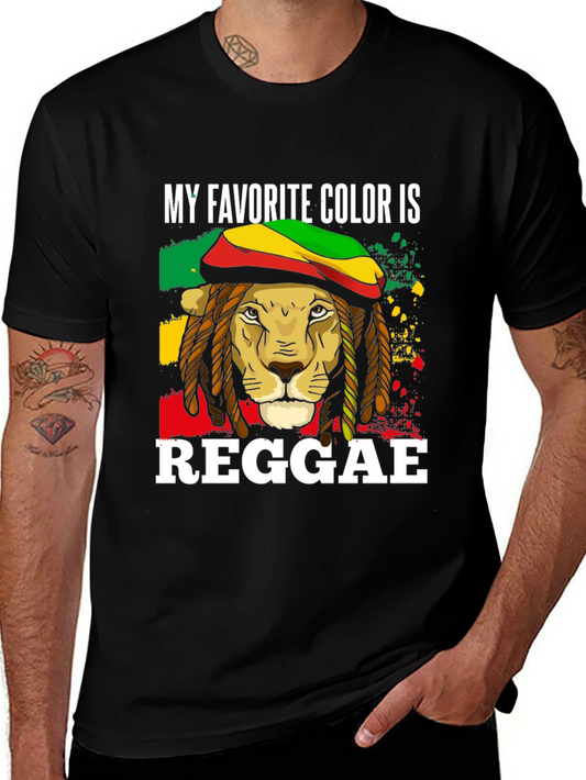 Reggae Lion T-Shirt - My Favorite Color