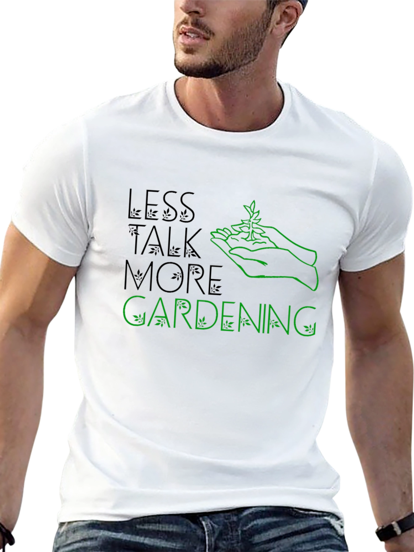 Less Talk More Gardening Graphic Tee