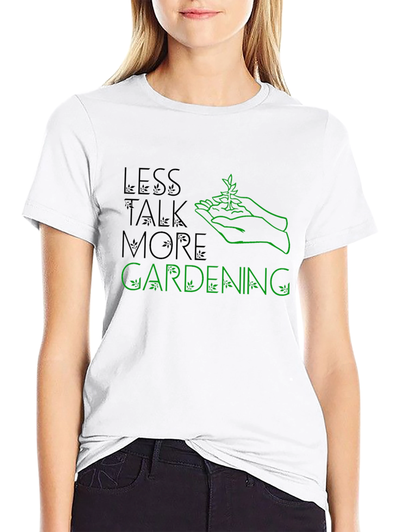 Less Talk More Gardening Graphic Tee
