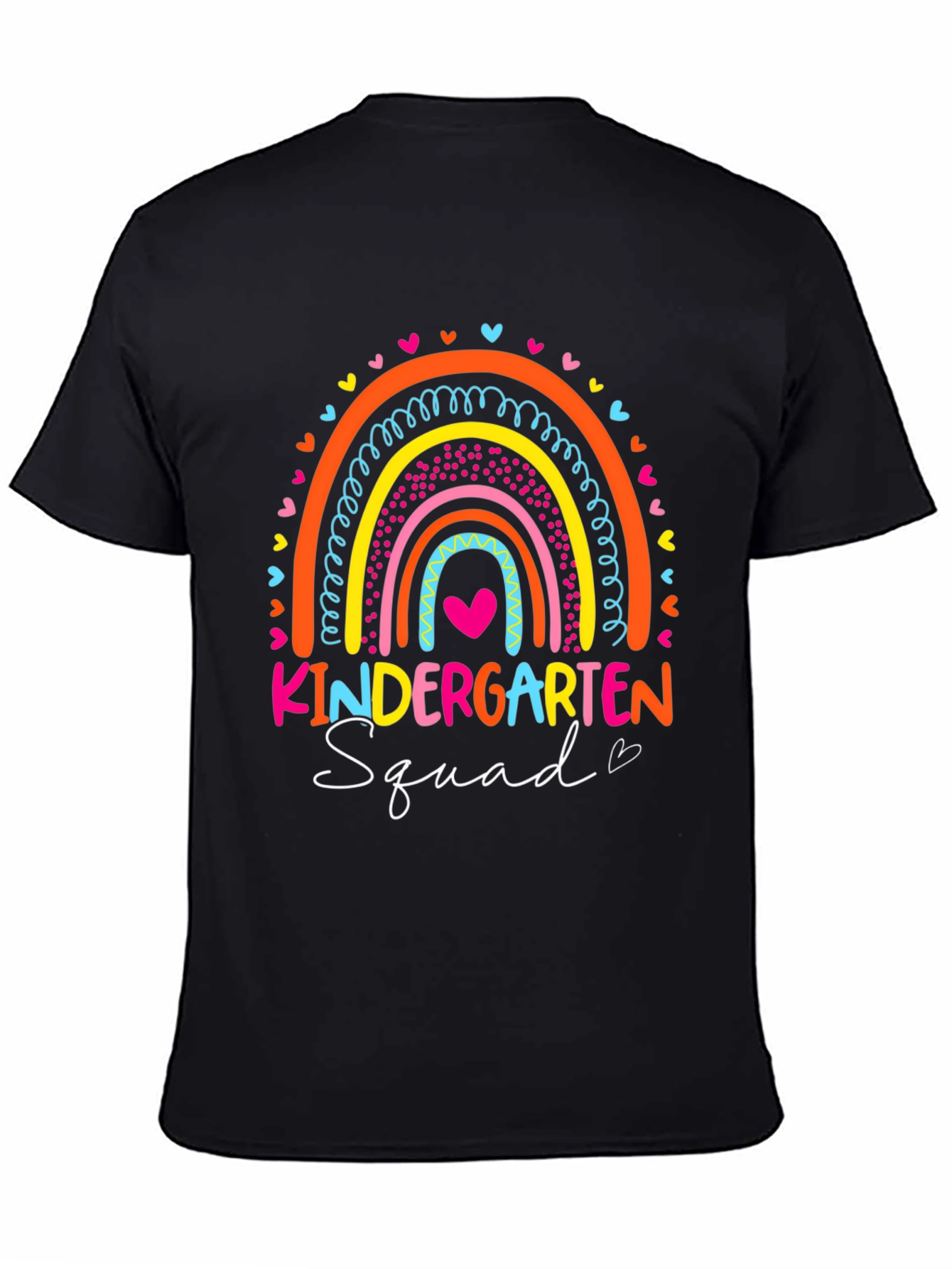 Kindergarten Squad Rainbow Graphic T-Shirt