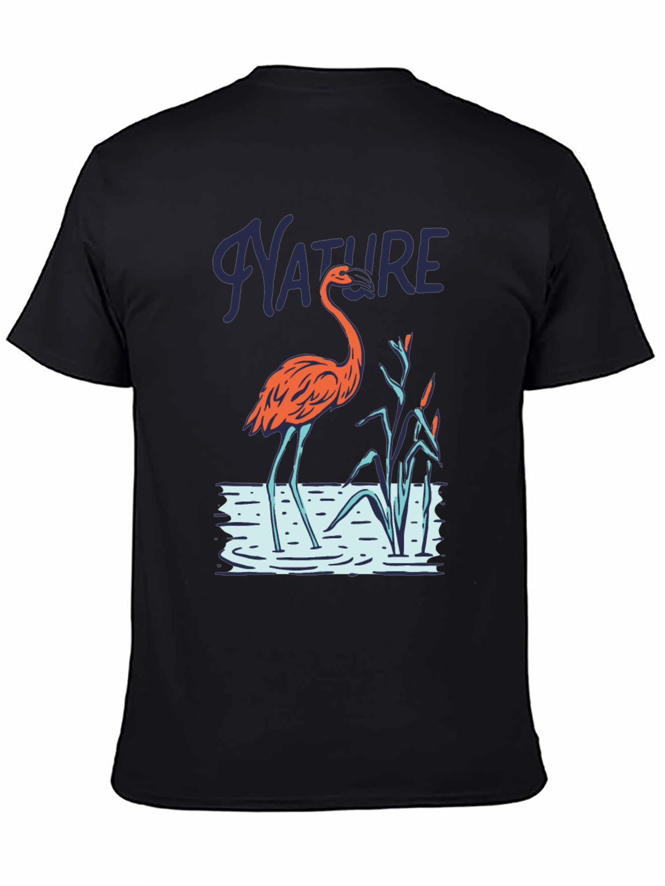 Nature Flamingo Graphic T-Shirt