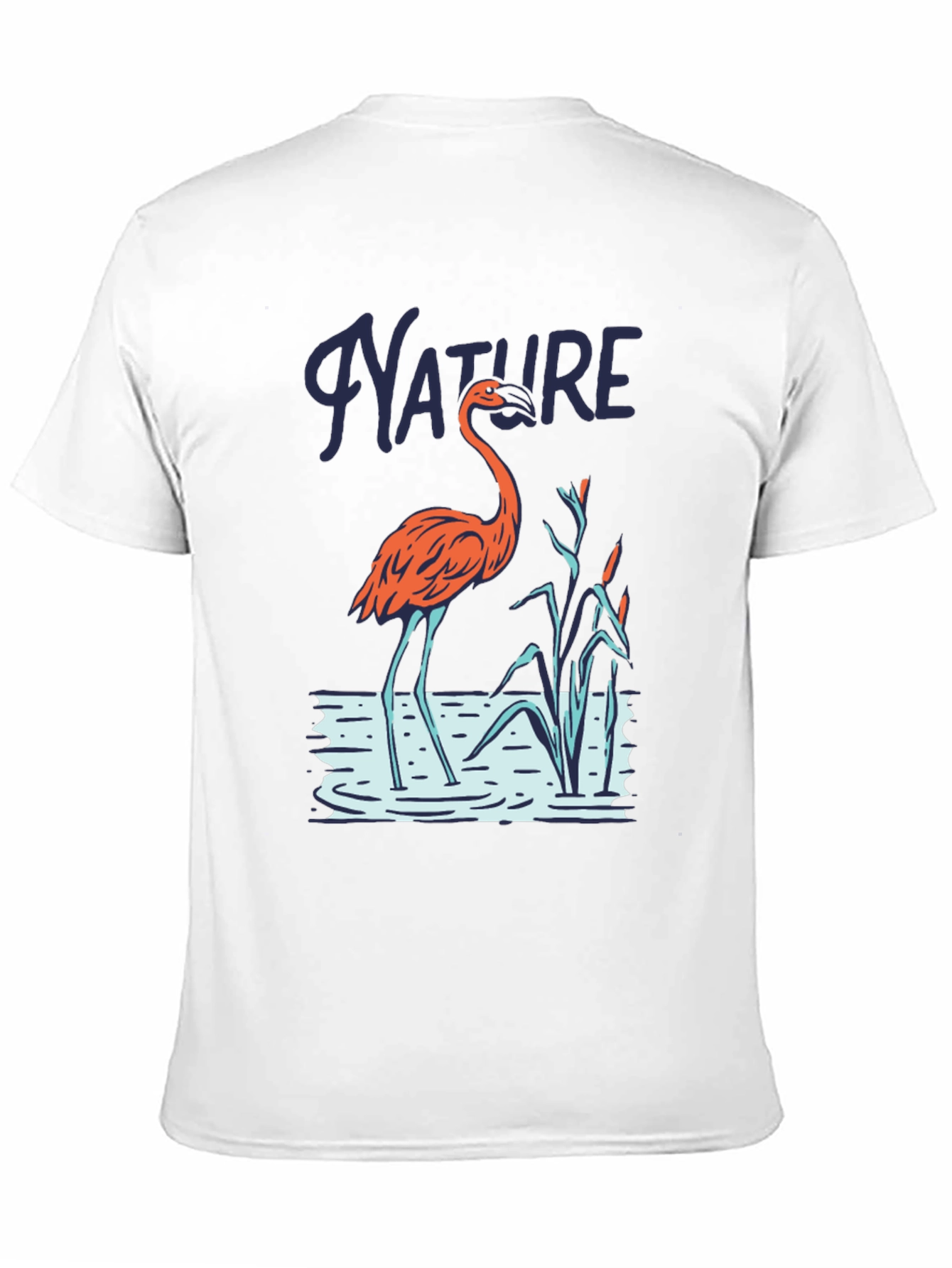 Nature Flamingo Graphic T-Shirt