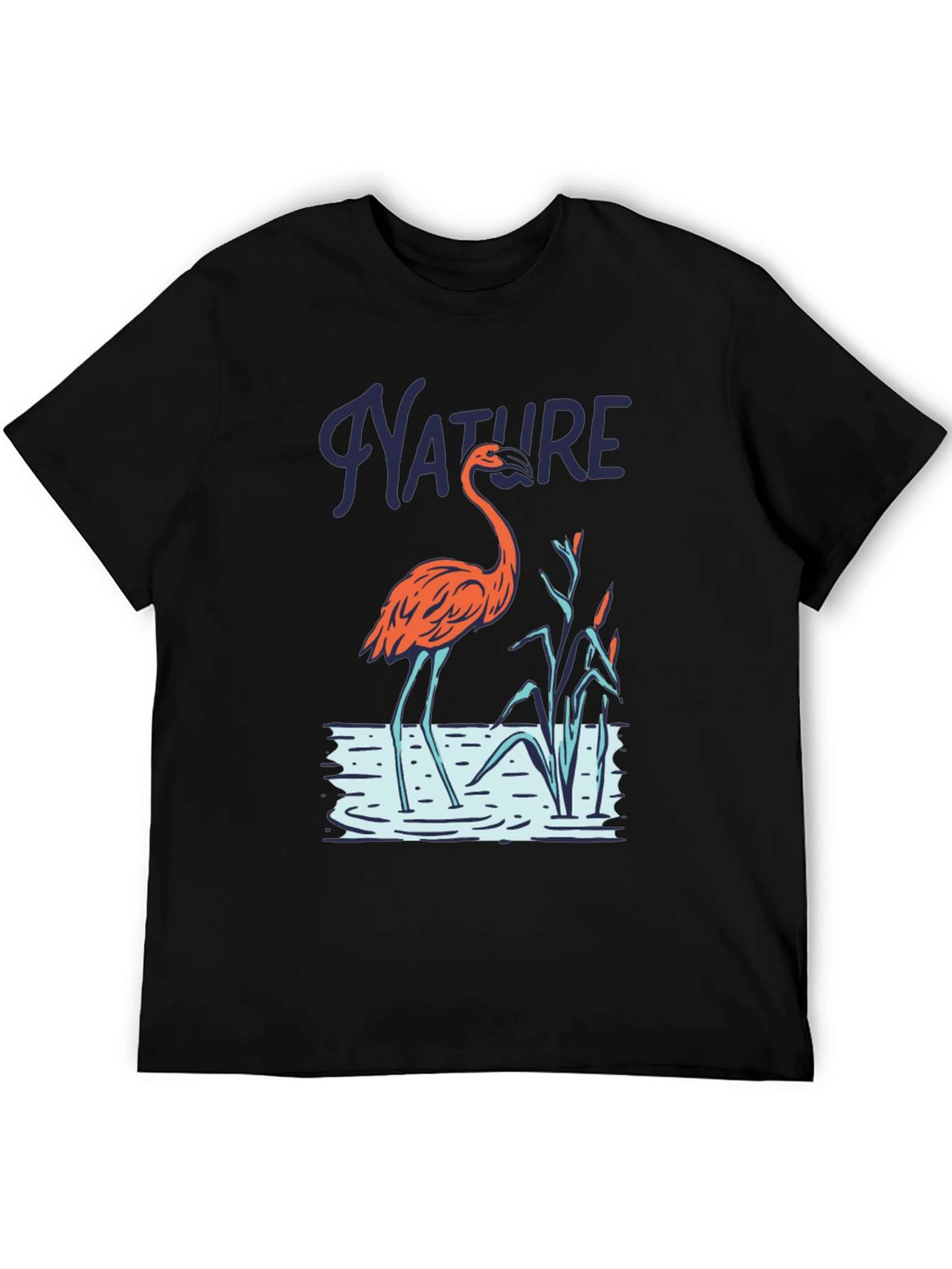 Nature Flamingo Graphic T-Shirt