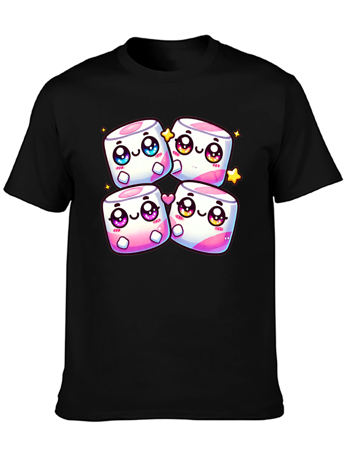Kawaii Marshmallow T-Shirt - Cute Anime Design