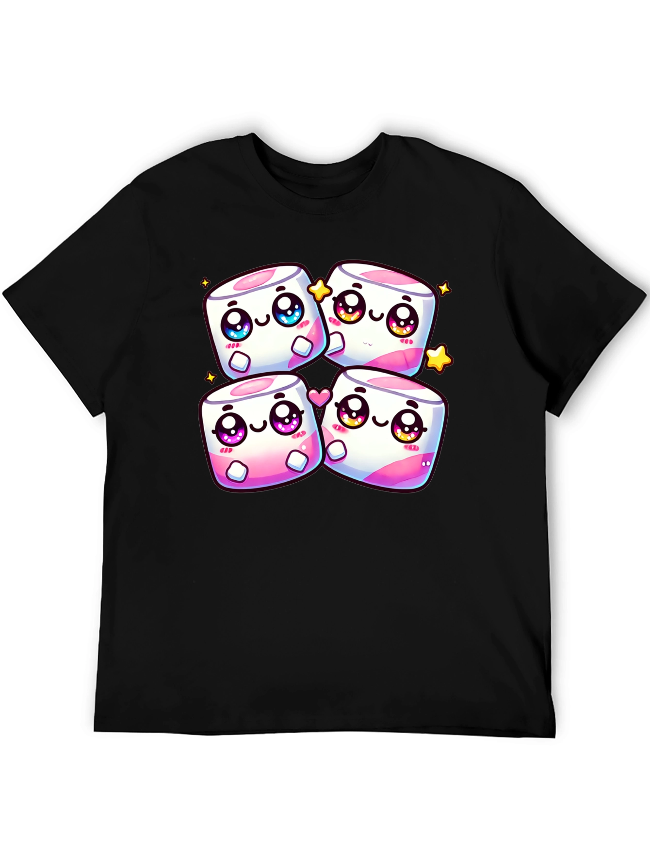 Kawaii Marshmallow T-Shirt - Cute Anime Design