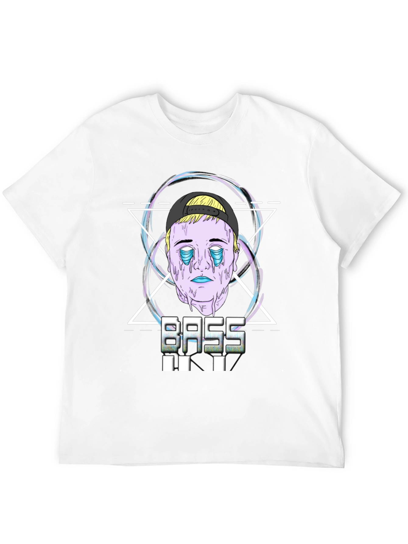 Bass Graphic Print Black T-Shirt