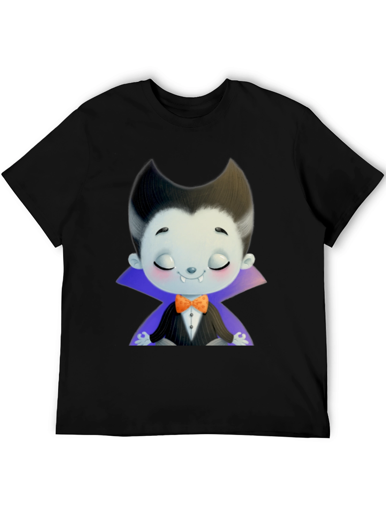 Cute Cartoon Vampire T-Shirt - Halloween Style