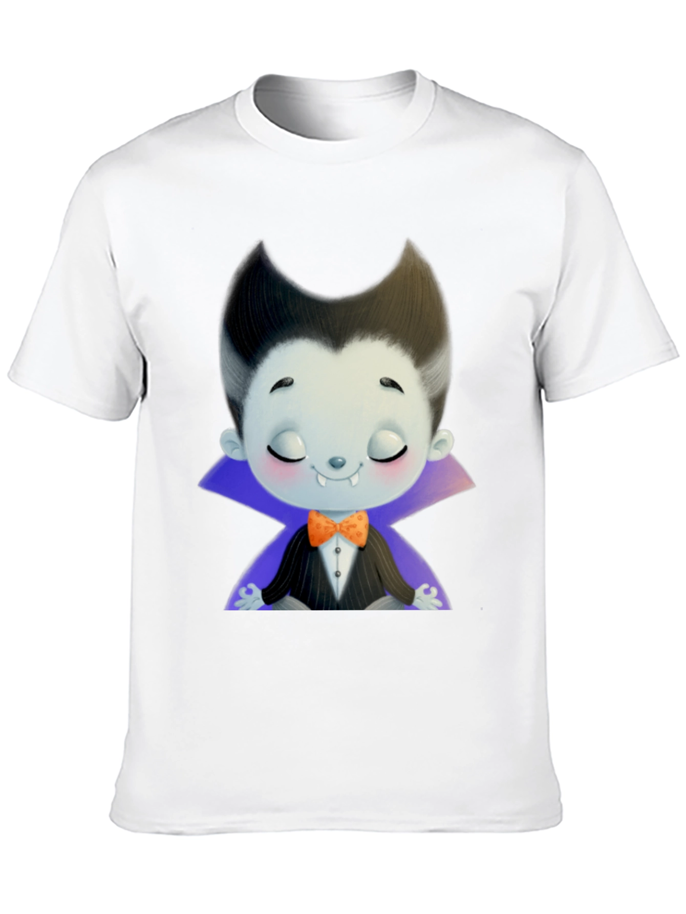 Cute Cartoon Vampire T-Shirt - Halloween Style