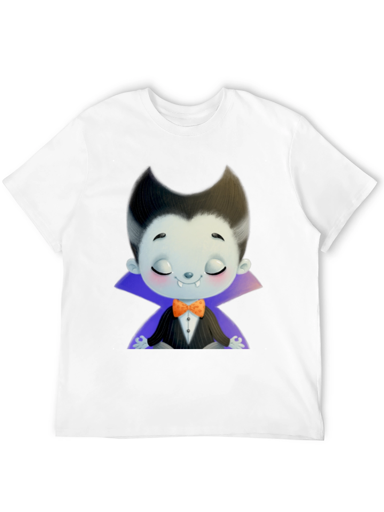 Cute Cartoon Vampire T-Shirt - Halloween Style