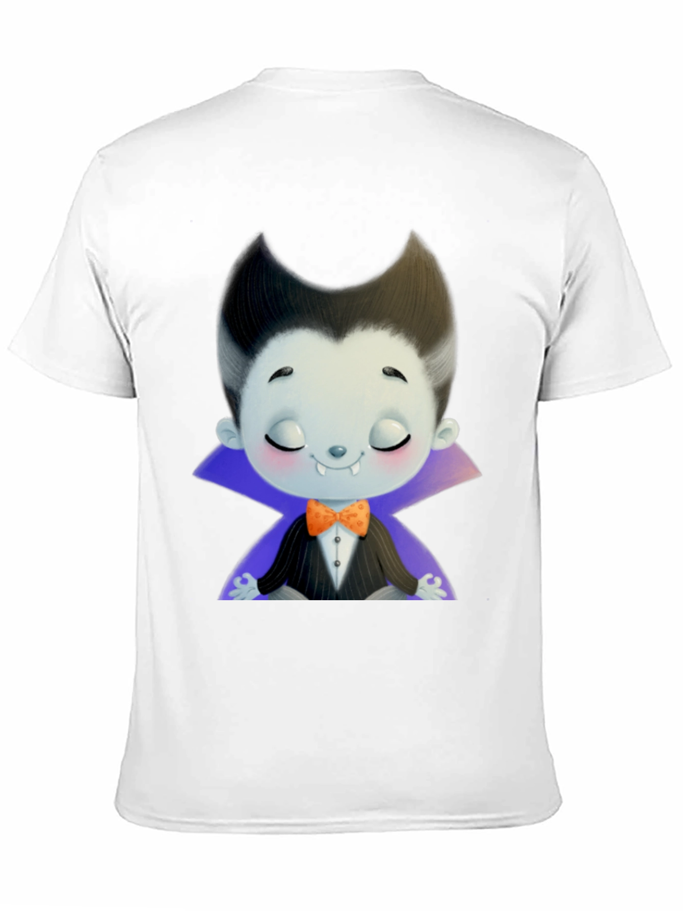 Cute Cartoon Vampire T-Shirt - Halloween Style