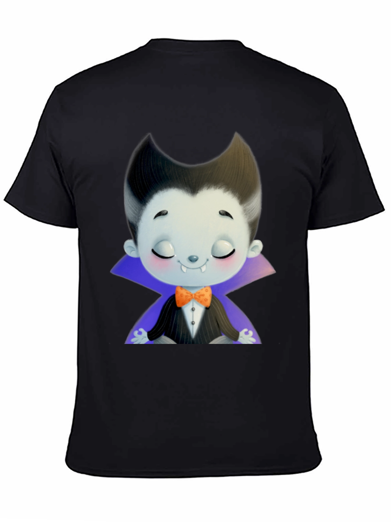 Cute Cartoon Vampire T-Shirt - Halloween Style