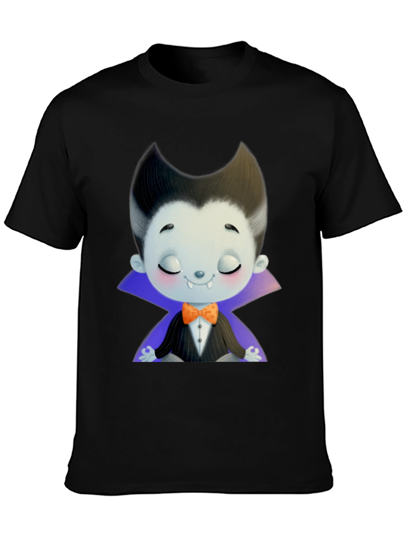 Cute Cartoon Vampire T-Shirt - Halloween Style