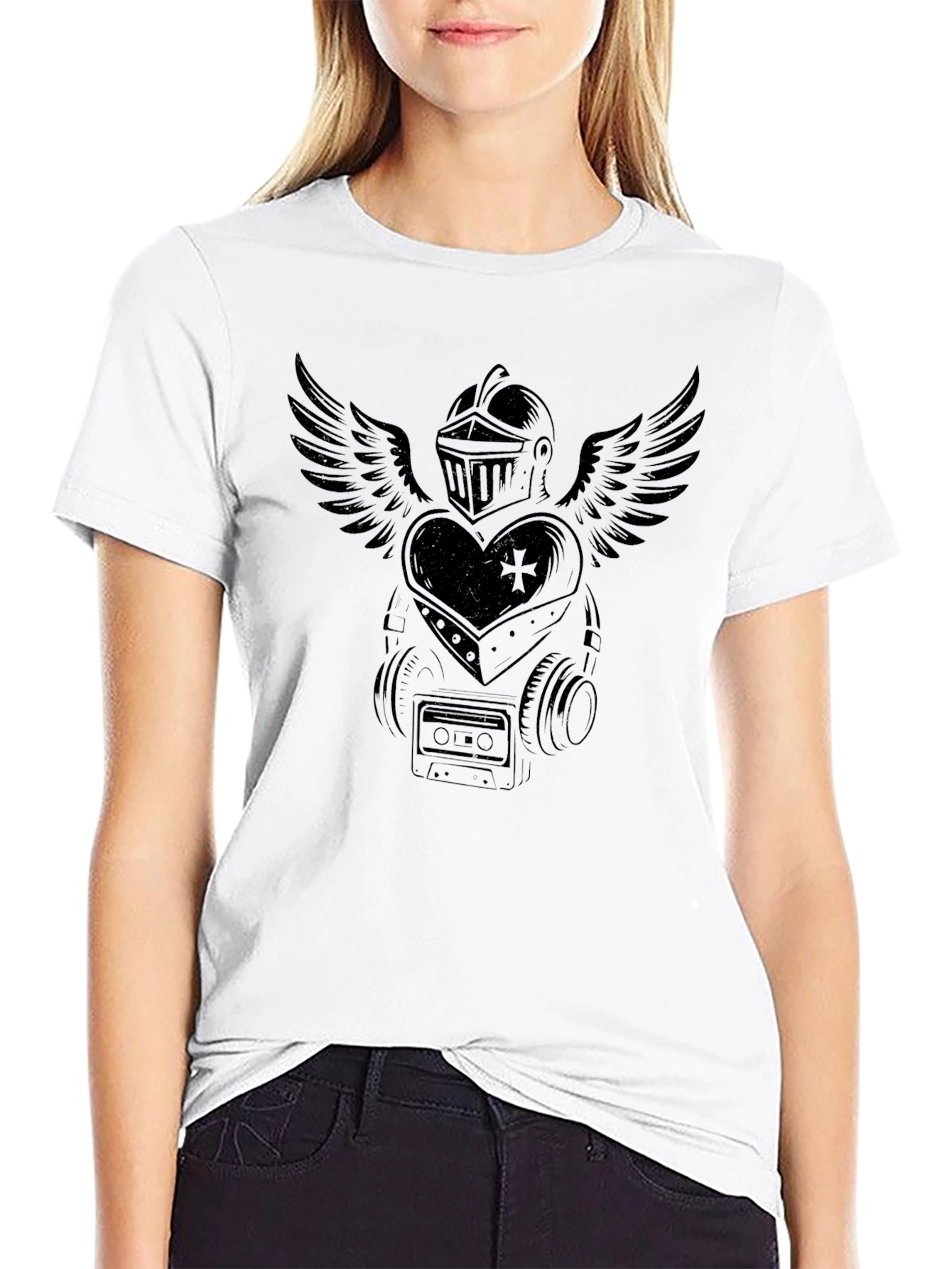 Knight Heart Cassette T-Shirt