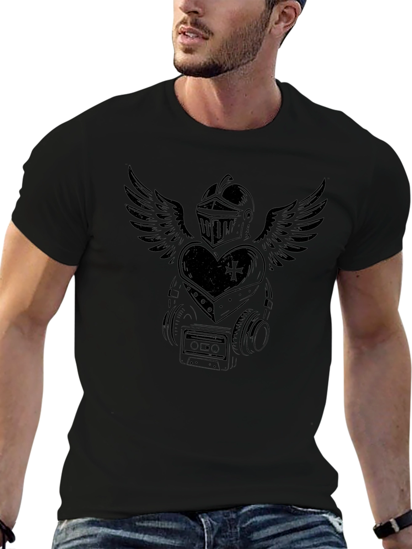 Knight Heart Cassette T-Shirt