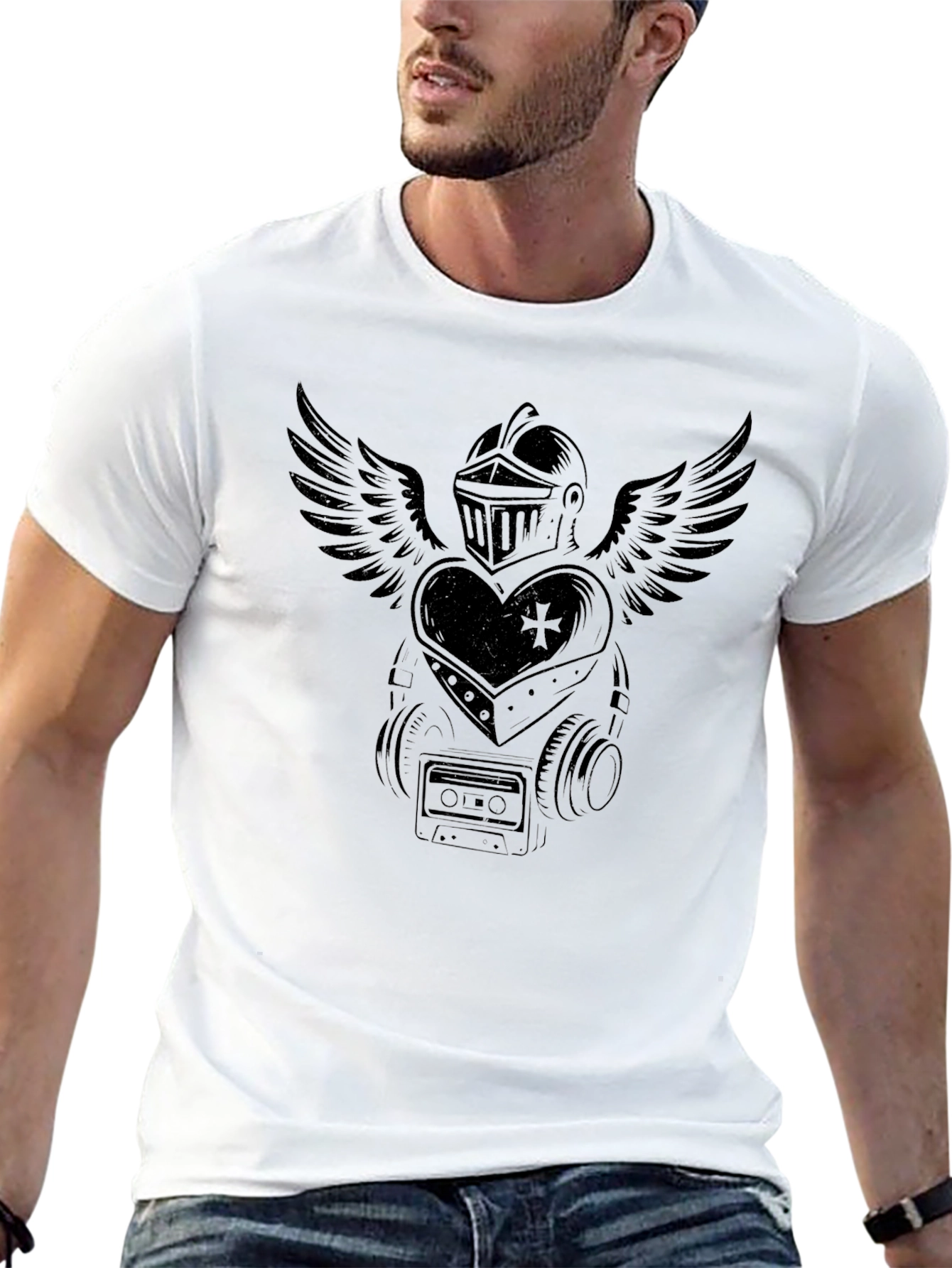 Knight Heart Cassette T-Shirt