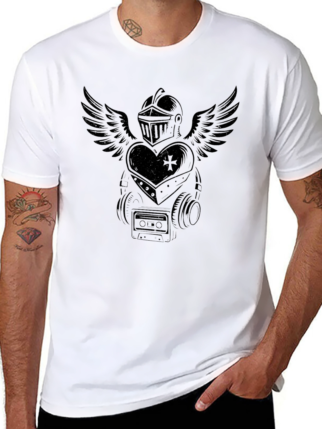 Knight Heart Cassette T-Shirt