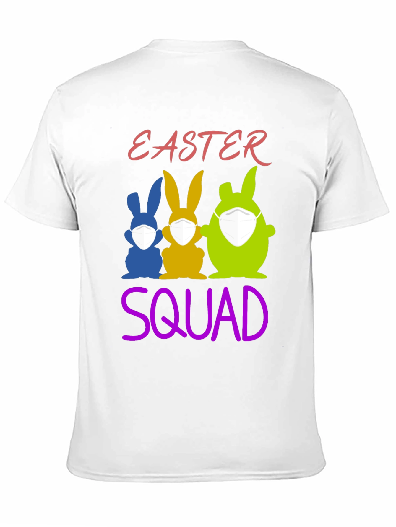 Easter Squad T-Shirt: Funny Bunny Mask Tee