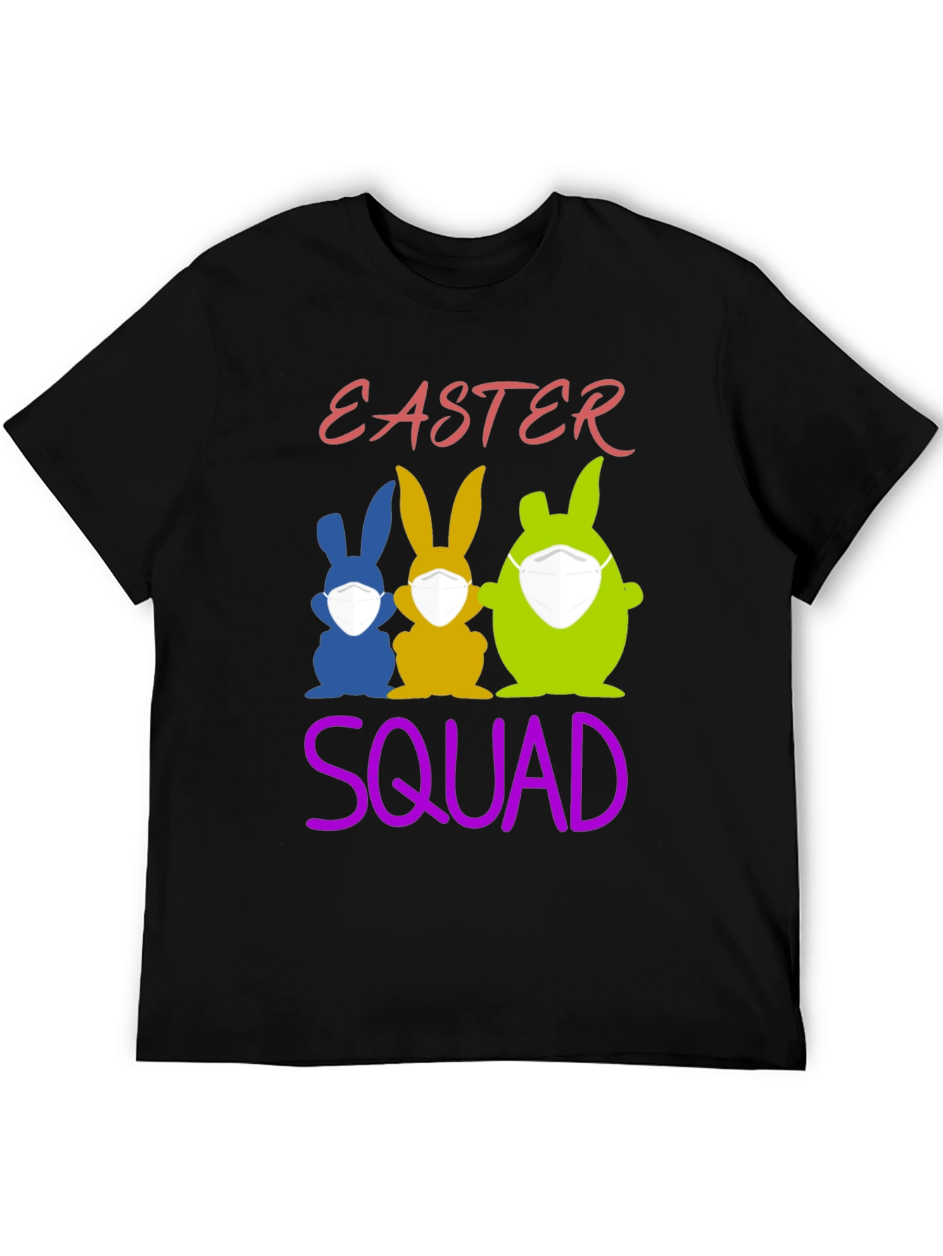 Easter Squad T-Shirt: Funny Bunny Mask Tee
