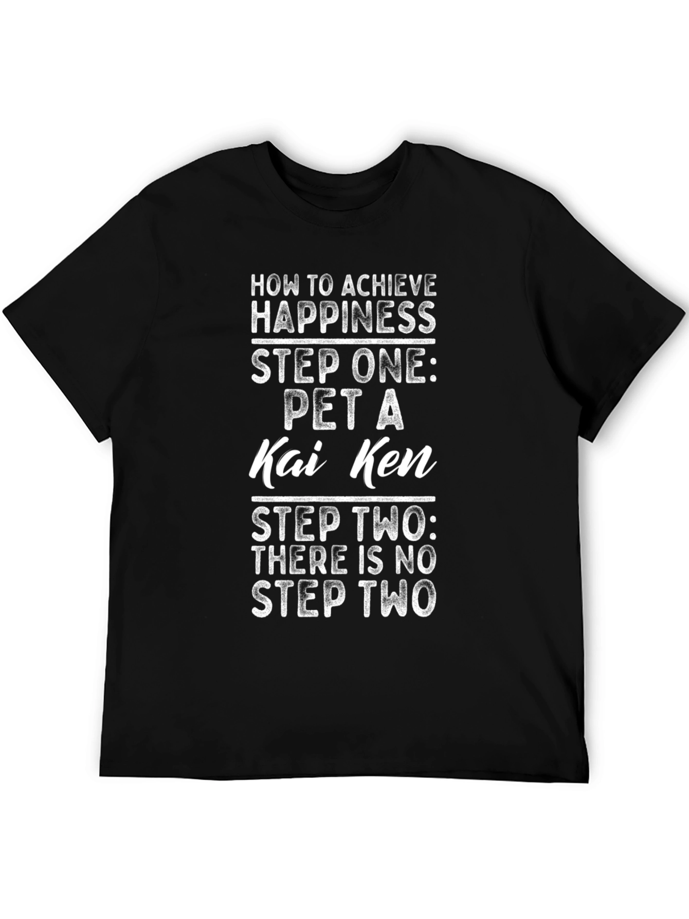 Pet a Kai Ken T-Shirt - Happiness Achieved!