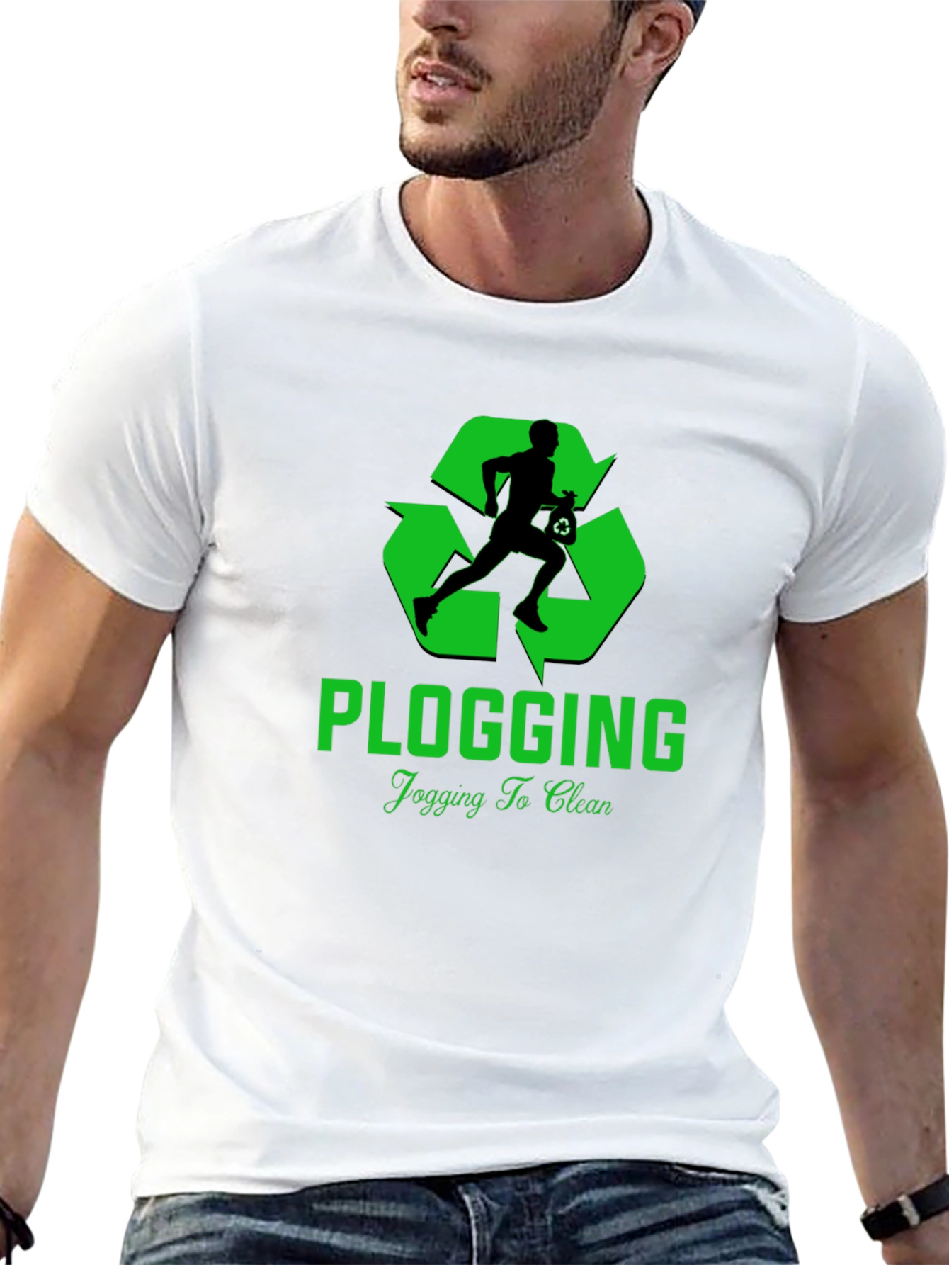 Eco-Friendly Plogging T-Shirt - Jogging To Clean
