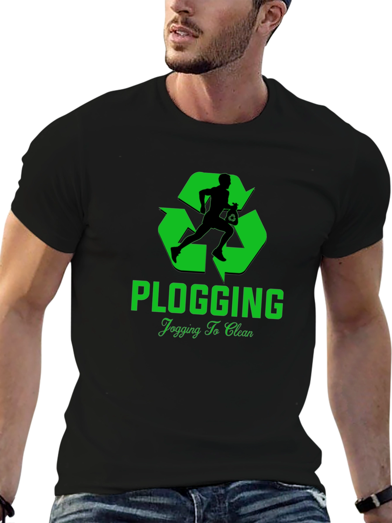 Eco-Friendly Plogging T-Shirt - Jogging To Clean