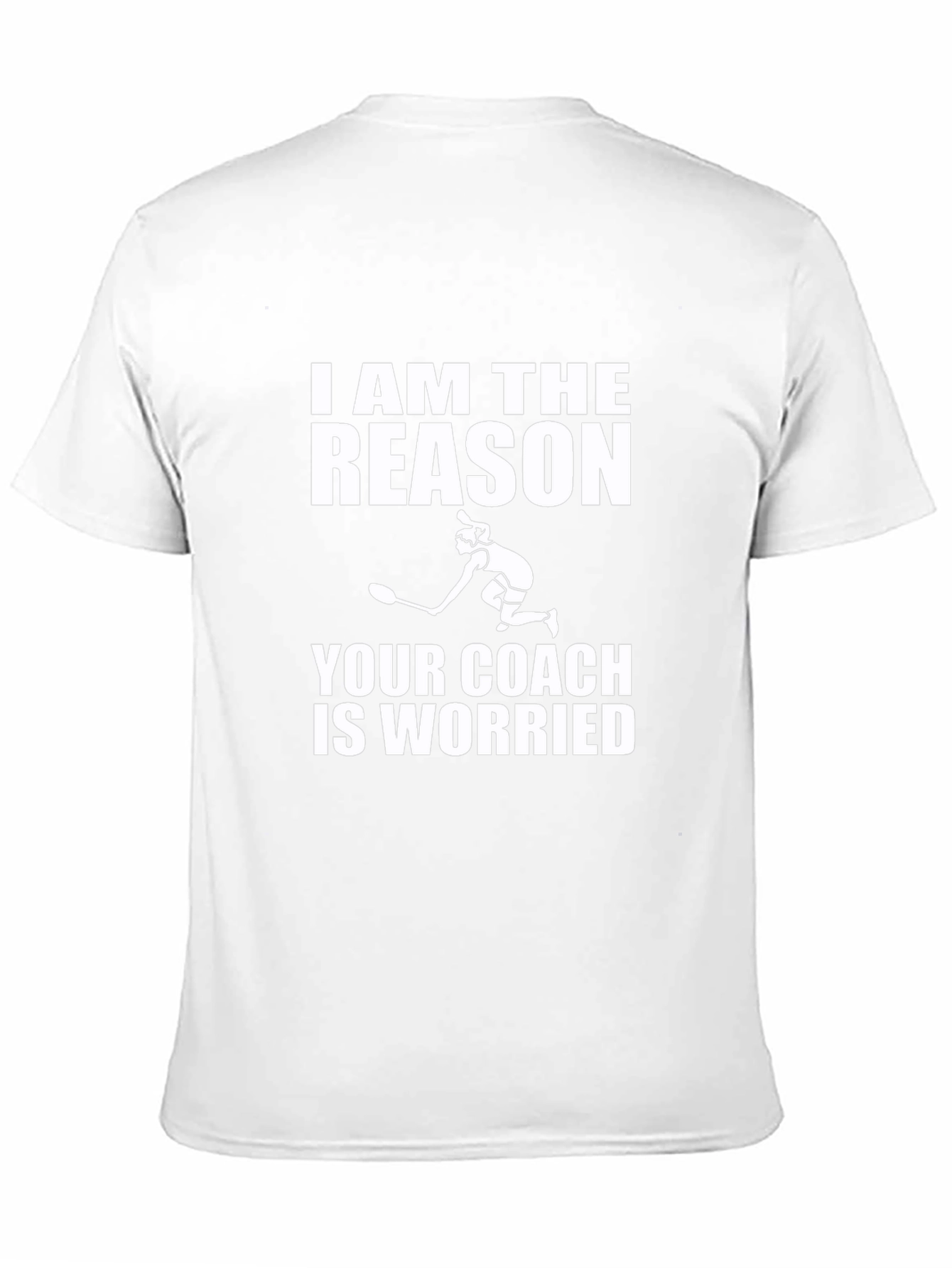 Funny Tennis Player T-Shirt - Coach Worry