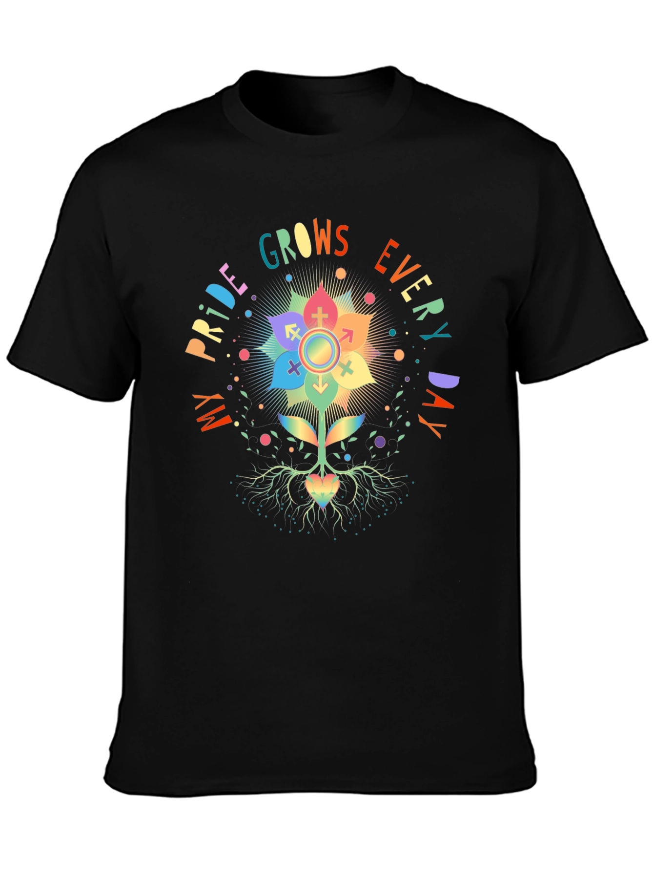 Pride Grows Everyday LGBTQ+ T-Shirt
