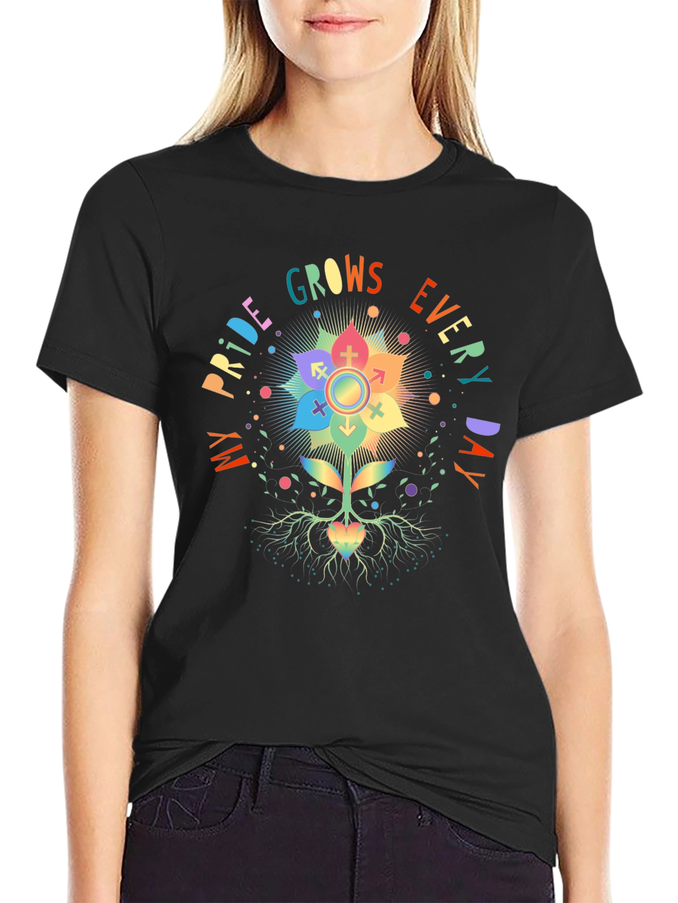 Pride Grows Everyday LGBTQ+ T-Shirt