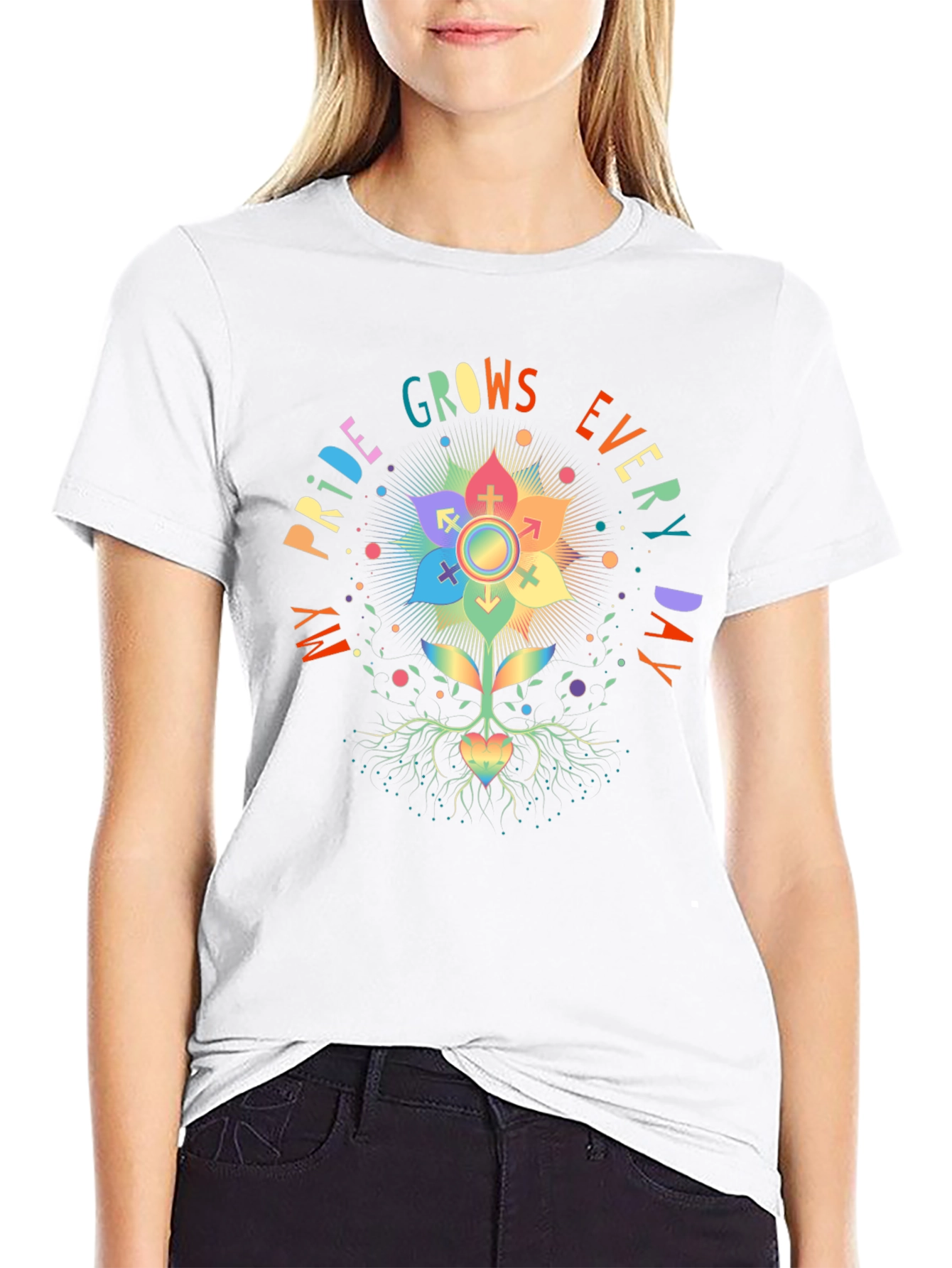 Pride Grows Everyday LGBTQ+ T-Shirt