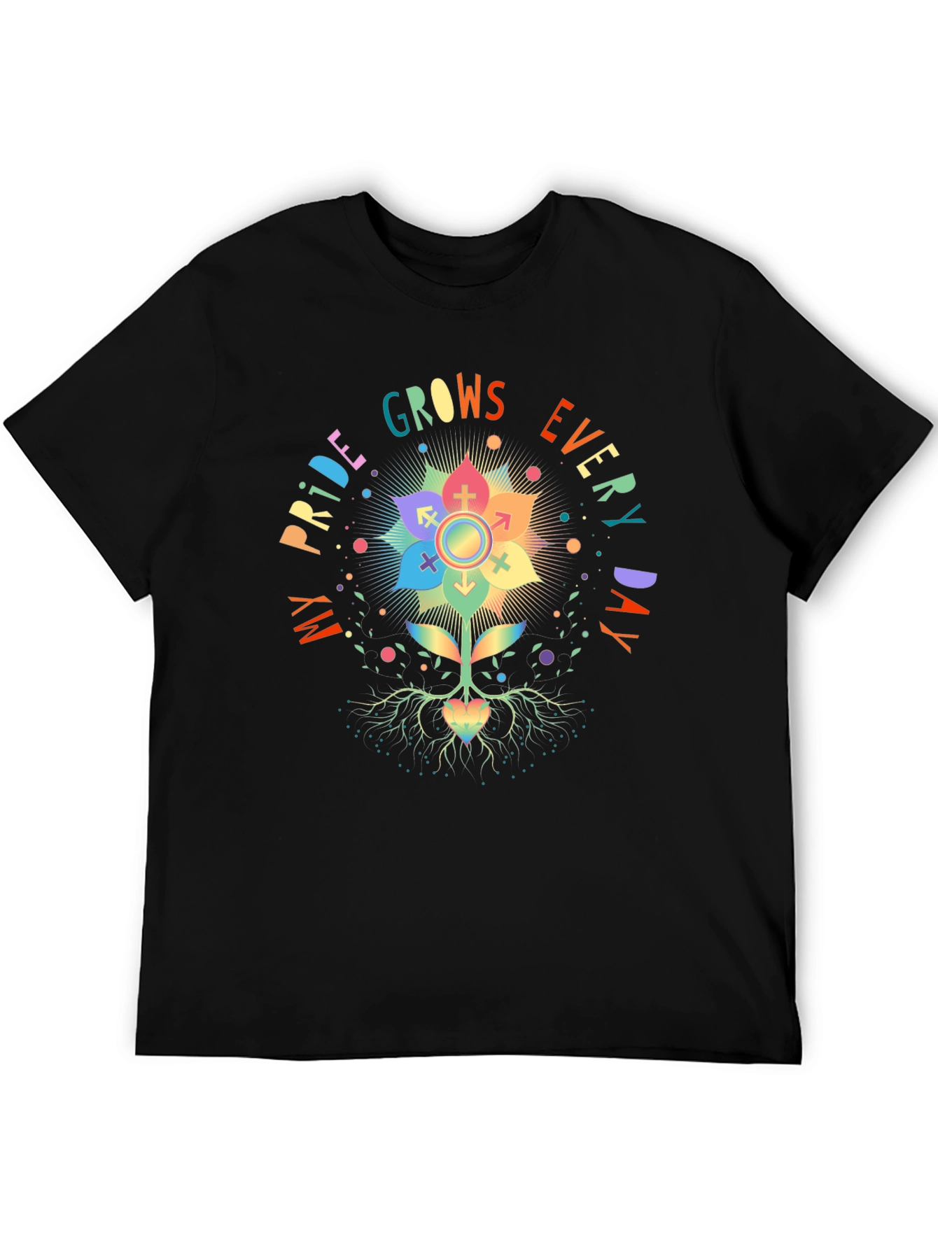 Pride Grows Everyday LGBTQ+ T-Shirt