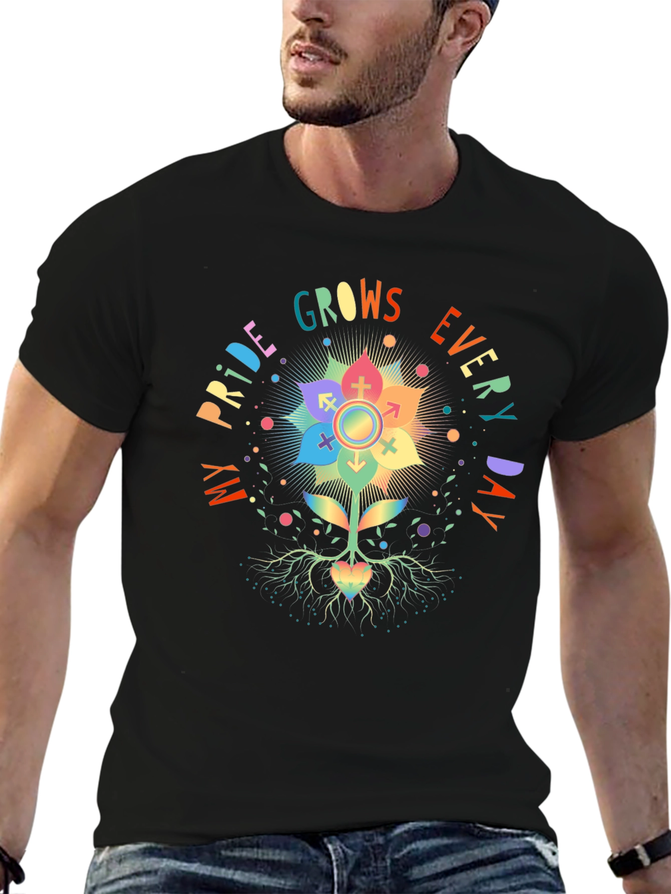 Pride Grows Everyday LGBTQ+ T-Shirt