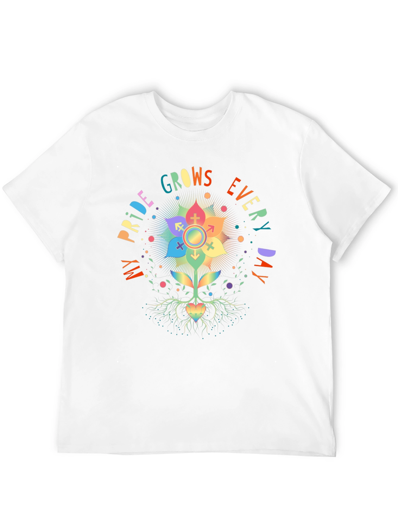 Pride Grows Everyday LGBTQ+ T-Shirt