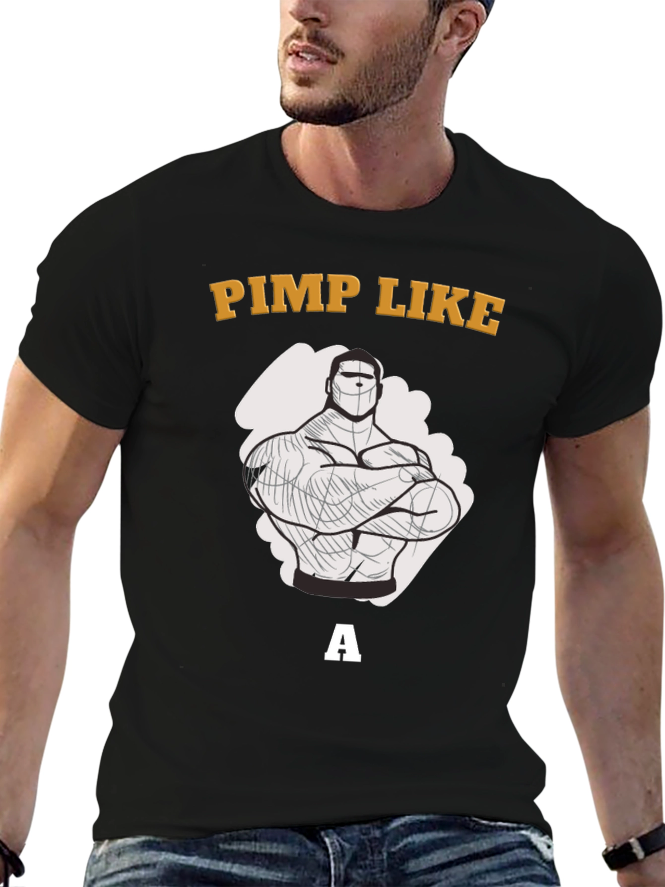 Pimp Like a Bodybuilder Graphic T-Shirt