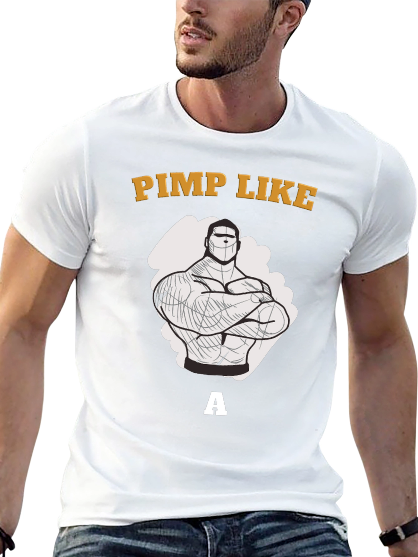 Pimp Like a Bodybuilder Graphic T-Shirt