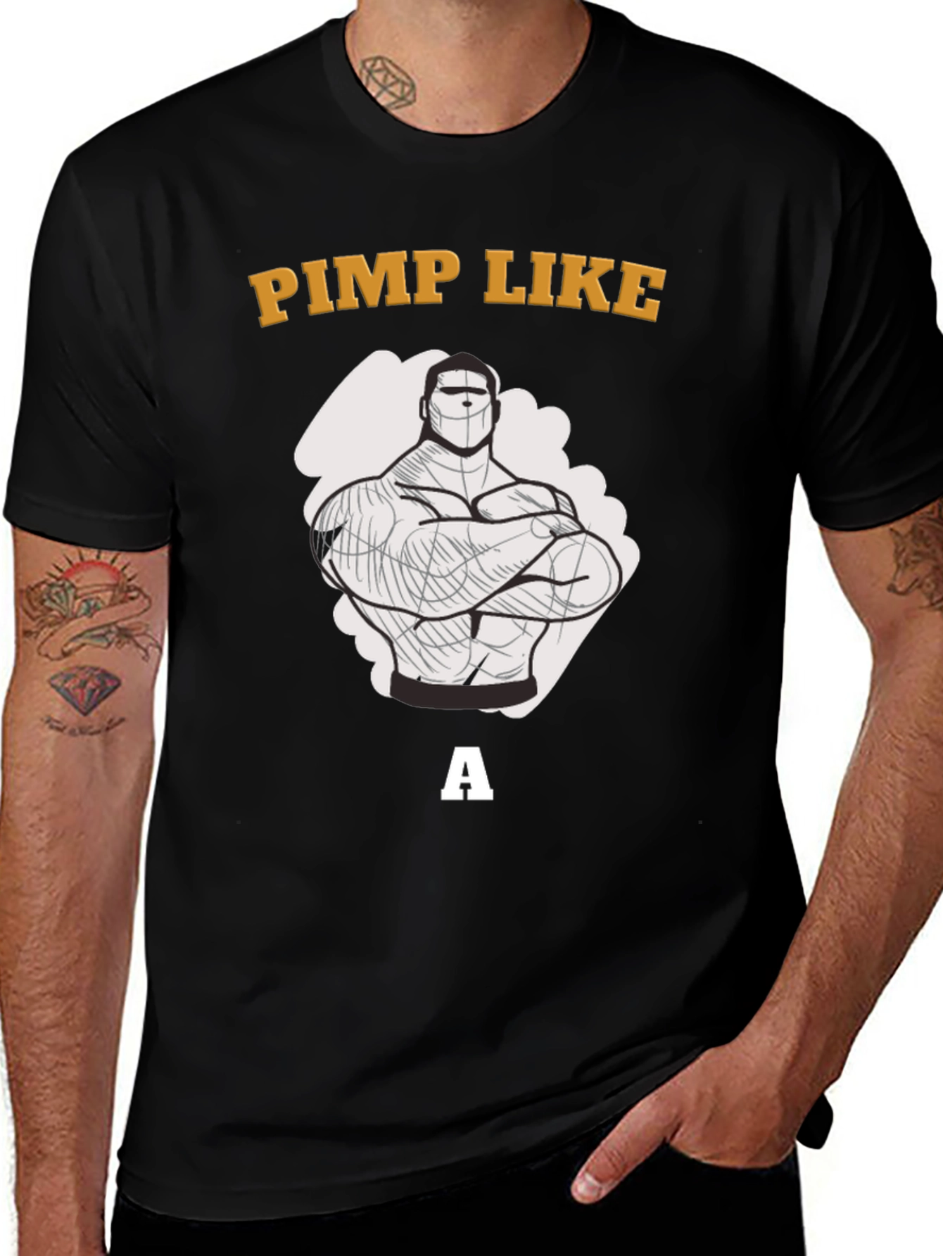 Pimp Like a Bodybuilder Graphic T-Shirt