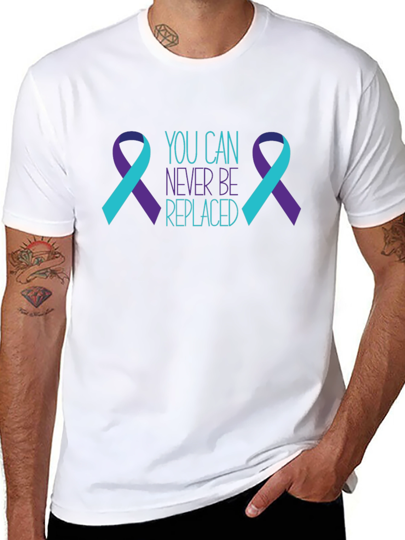 You Can Never Be Replaced T-Shirt Suicide Prevention