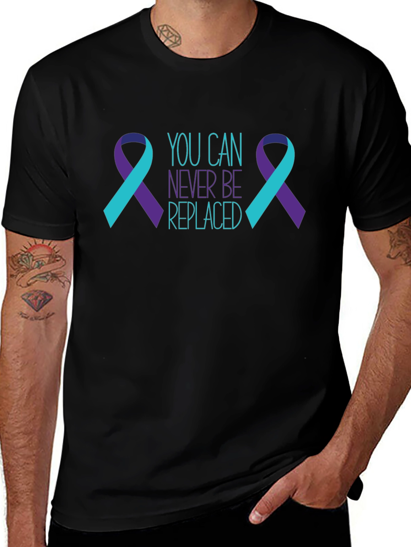 You Can Never Be Replaced T-Shirt Suicide Prevention