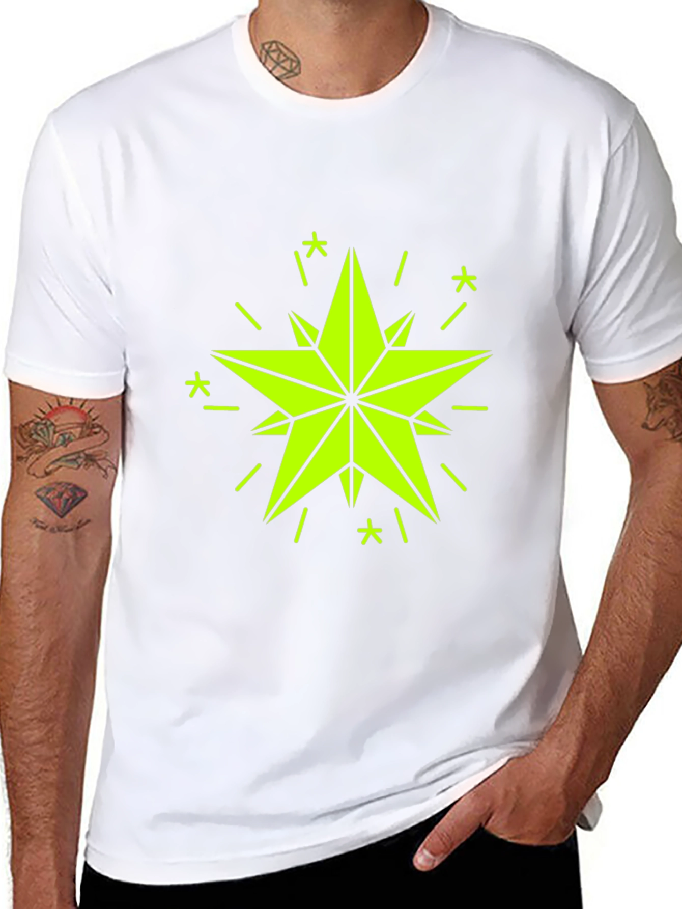 Star Graphic Black T-Shirt