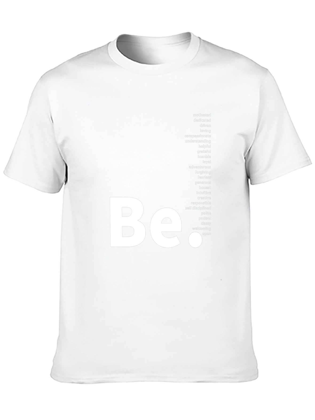 Be Positive Graphic Tee - Black T-Shirt