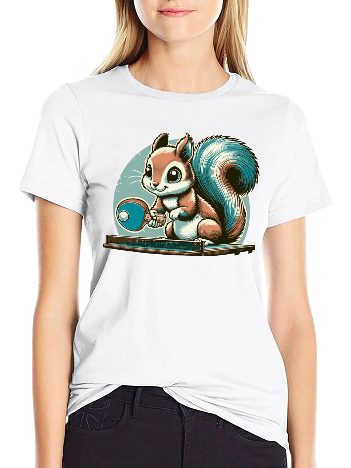 Squirrel Table Tennis T-Shirt