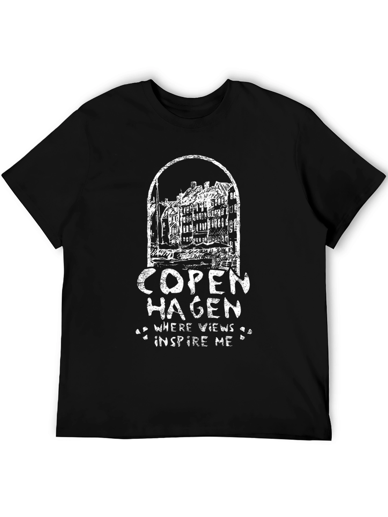 Copenhagen Graphic T-Shirt - Inspire Me Print