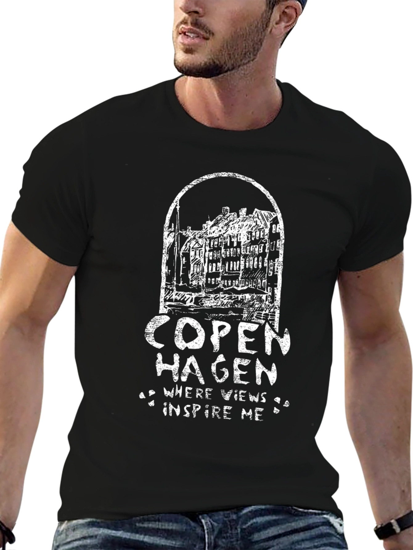 Copenhagen Graphic T-Shirt - Inspire Me Print