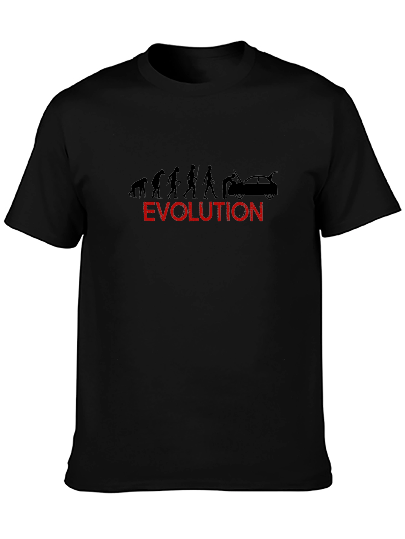 Evolution Mechanic T-Shirt - Black Graphic Tee