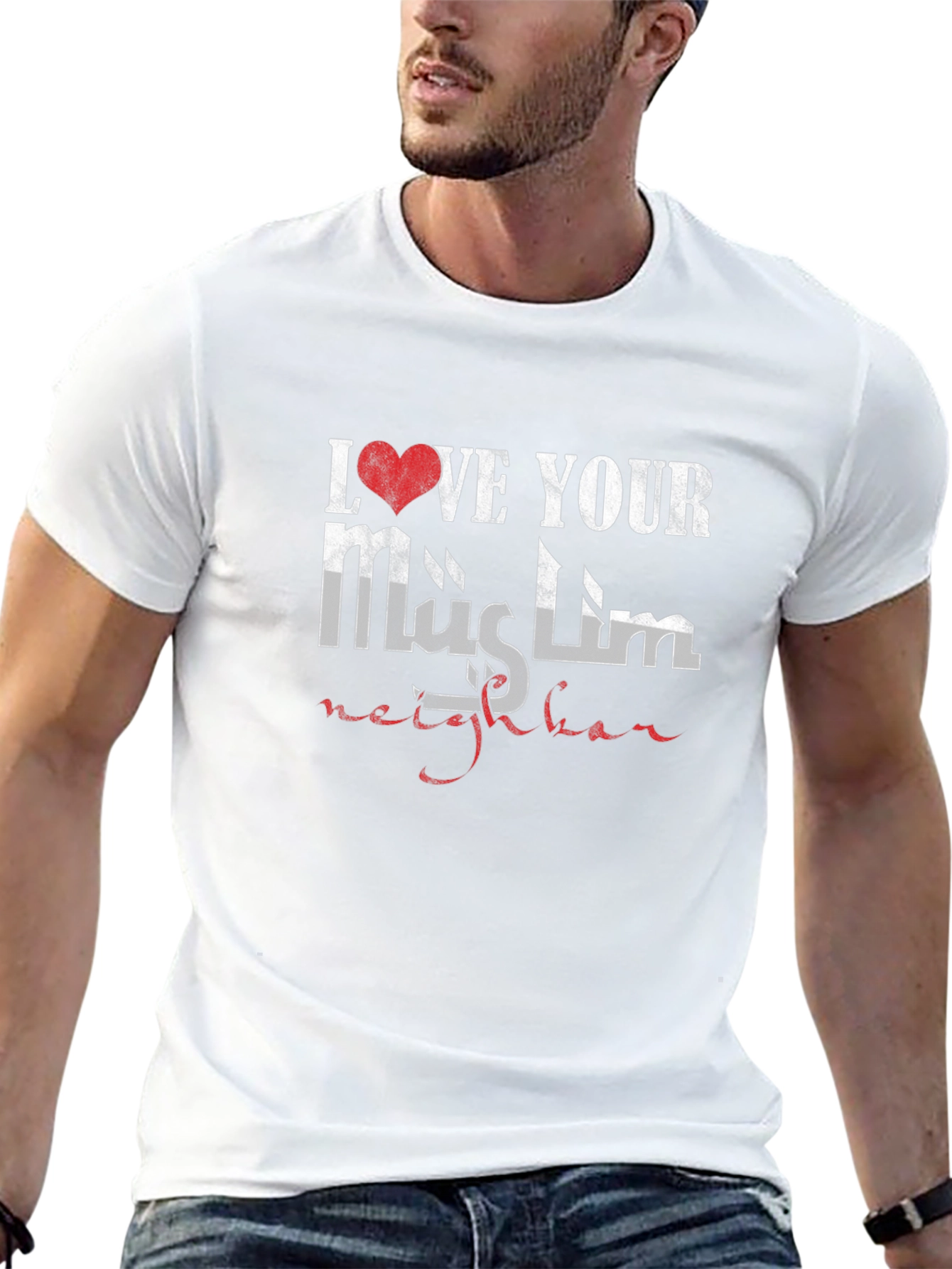 Love Your Muslim Neighbor Graphic T-Shirt