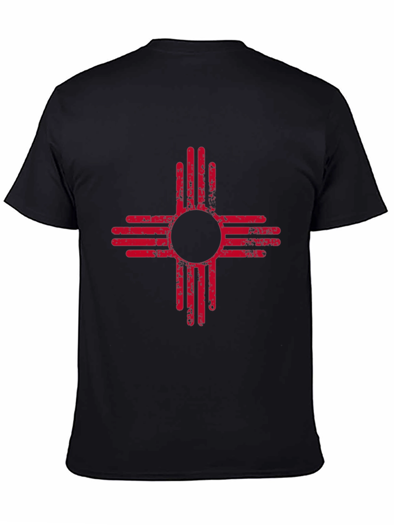New Mexico Zia Symbol Graphic Tee - Black