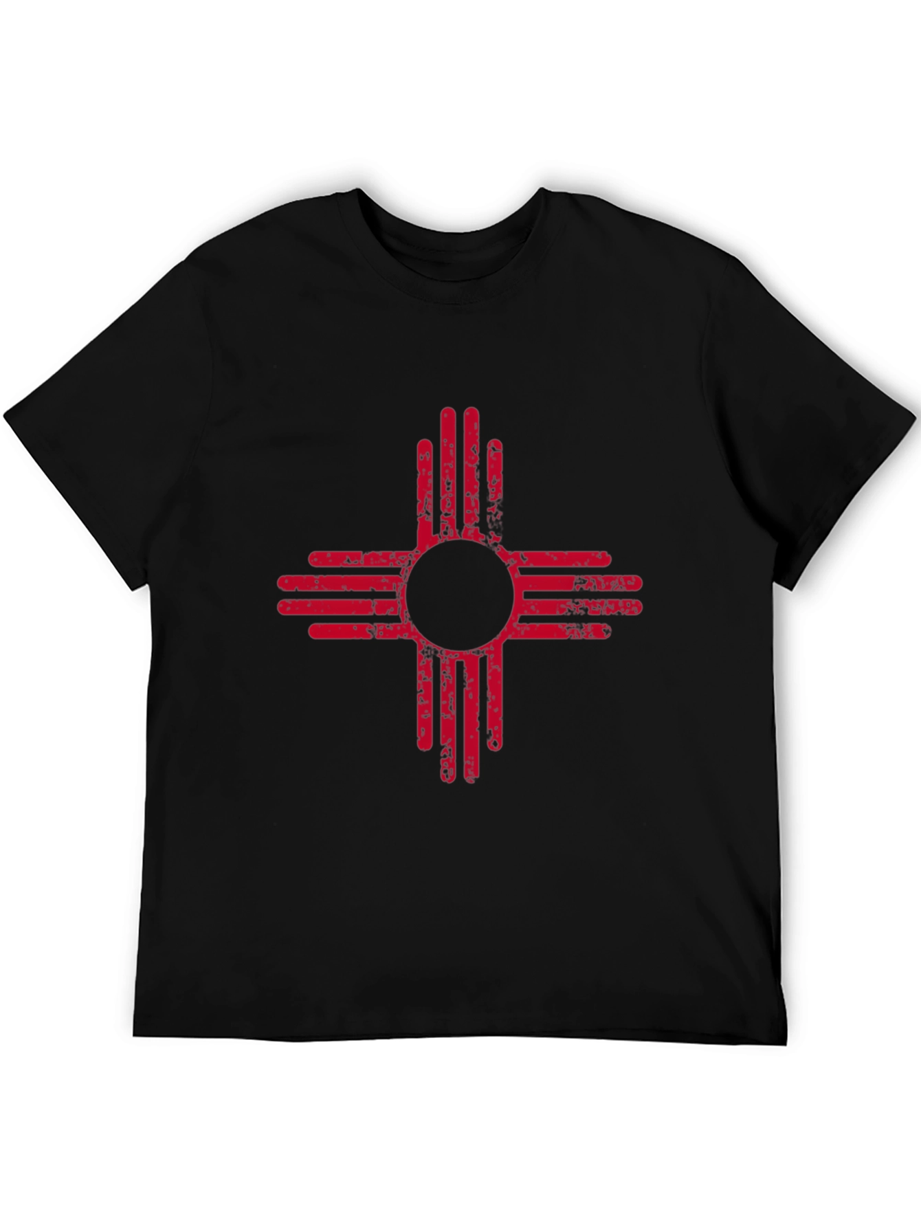 New Mexico Zia Symbol Graphic Tee - Black